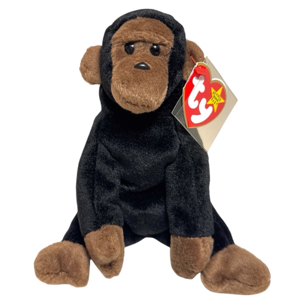 Congo the Gorilla Beanie Baby 1996 TY Original with Tags - P.E. pellets